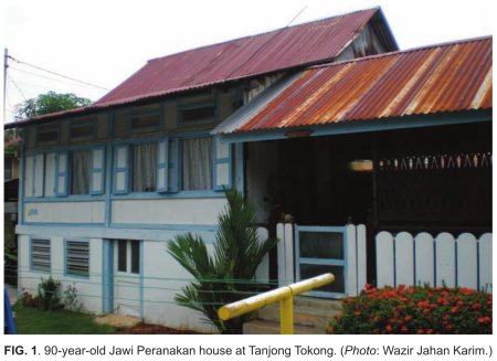 FIG. 1. 90-year-old Jawi Peranakan house at Tanjong Tokong. (Photo: Wazir Jahan Karim.)