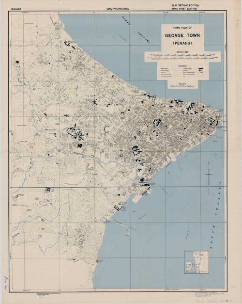 Town plan of George Town (Penang) / War Office