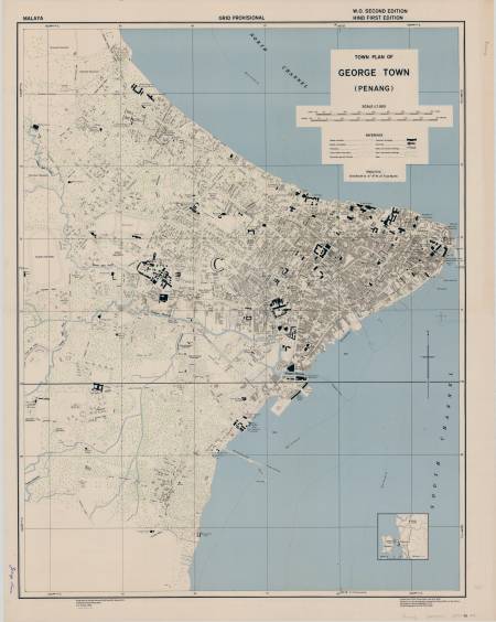 Town plan of George Town (Penang) / War Office